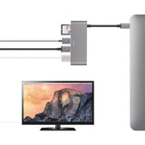 Moshi USB-C Multimedia-hub Sølv