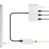 Moshi USB-C til Gigabit Ethernet-adapter Hvid