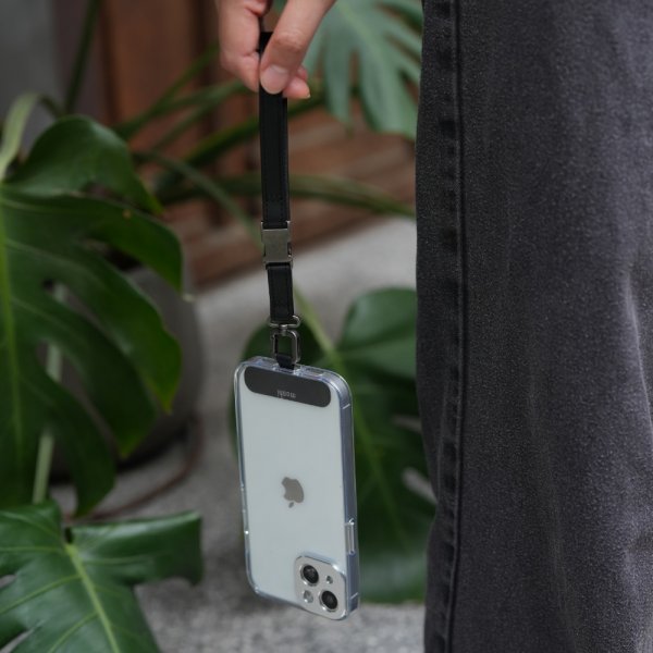 Moshi 2-i-1 håndleds-/kropsrem Midnight Black