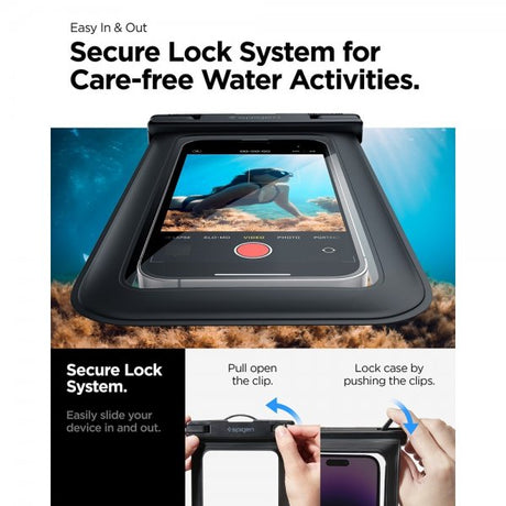 Spigen Vandtæt Cover Aqua Shield Sort