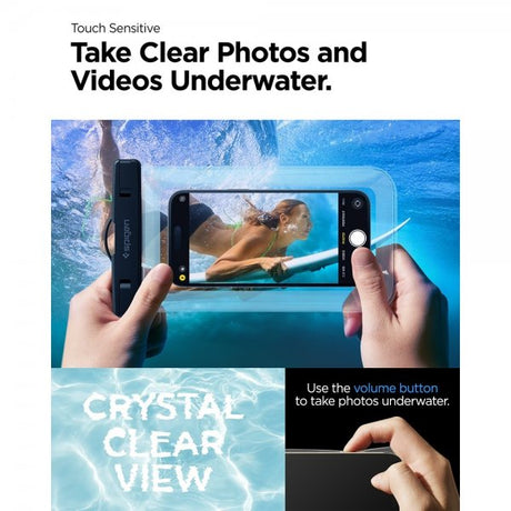 Spigen Vandafvisende Etui Aqua Shield Transparent