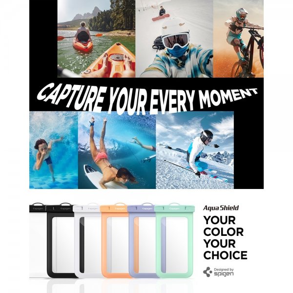 Spigen Vandafvisende Etui Aqua Shield Hvid