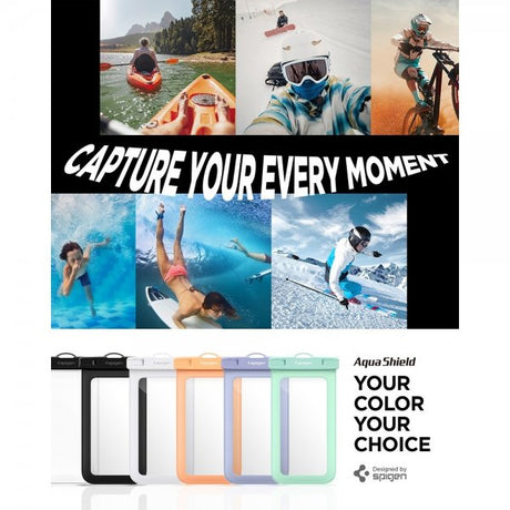 Spigen Vandafvisende Etui Aqua Shield Hvid