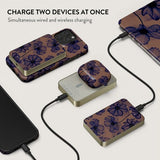 Burga Powerbank MagSafe 5000 mAh Velvet Night Guld