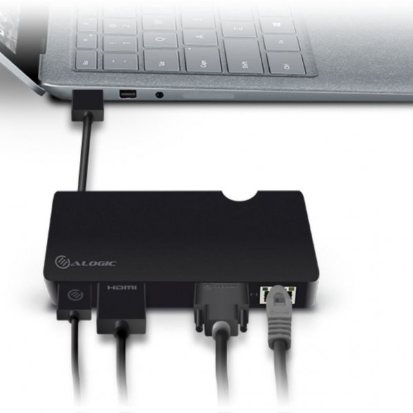 ALOGIC USB 3.0 dockingstation m. HDMI, VGA, Ethernet og USB