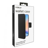 Celly Samsung Galaxy A36 Etui Wally Pung Etui Sort
