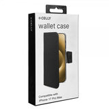 Celly iPhone 17 Pro Max Cover Wally Wallet Case Sort