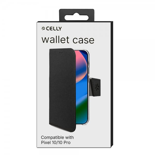 Celly Google Pixel 10/Pixel 10 Pro Cover Wally Wallet Case Sort