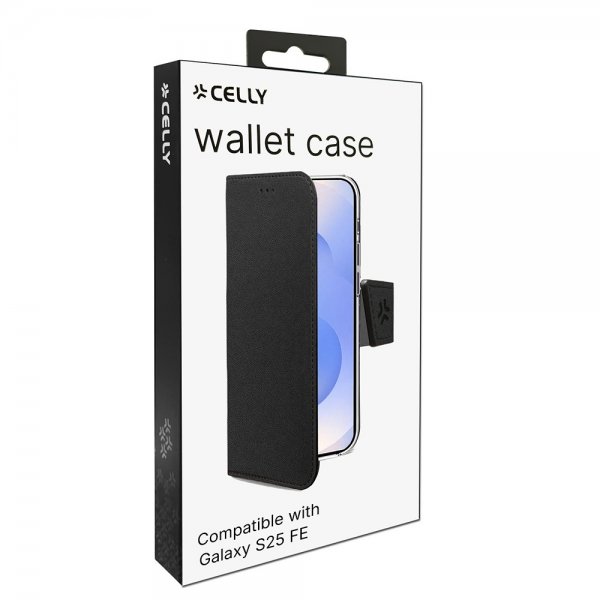 Celly Samsung Galaxy S25 FE Cover Wally Wallet Case Sort