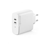 ALOGIC Rapid Power 2-ports (45+18W) GaN oplader inkl. 2m USB-C opladerkabel