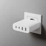 ALOGIC Rapid Power 4-ports 100W GaN-oplader inkl. 2 meters USB-C-opladerkabel