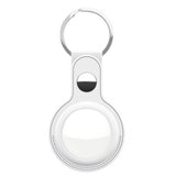 KeyBudz AirTag Holder Læder 2-pak Hvid
