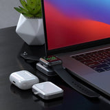Satechi Dual Sided 2-i-1 USB-C oplader Apple Watch/Airpods