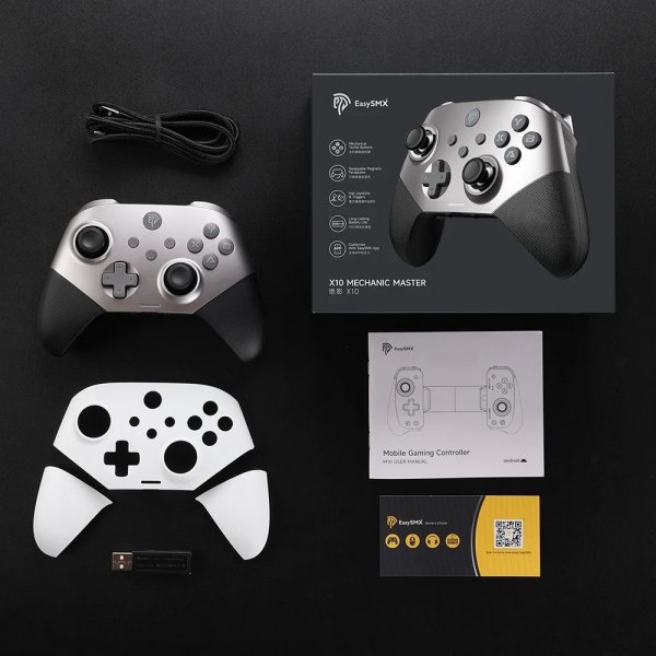 EasySMX X10 Mechanic Master Gamepad Trådløs/Kablet Lilla