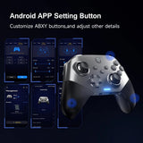 EasySMX X10 Mechanic Master Gamepad Trådløs/Kabel Sølv