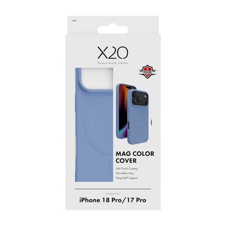 X2O iPhone 17 Pro/iPhone 18 Pro Cover Mag Color Blå