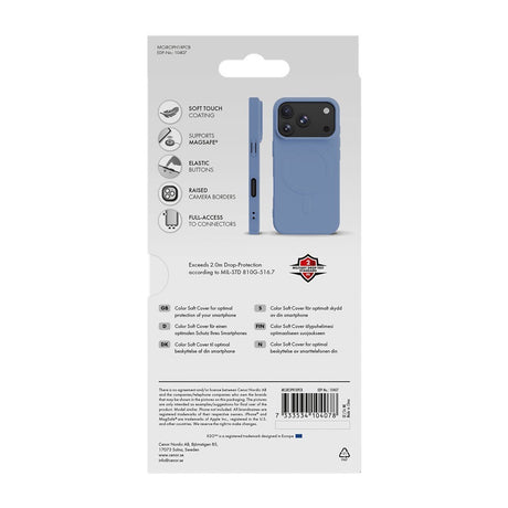 X2O iPhone 17 Pro/iPhone 18 Pro Cover Mag Color Blå