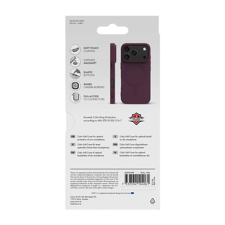 X2O iPhone 17 Pro/iPhone 18 Pro Cover Mag Color Lilla