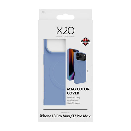 X2O iPhone 17 Pro Max/iPhone 18 Pro Max Cover Mag Color Blå