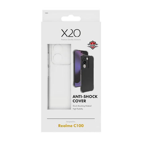 X2O Realme C100 Cover Anti-Shock Klar