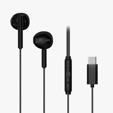 X2O Trådade Høretelefoner USB-C Capsule 1.2m Sort