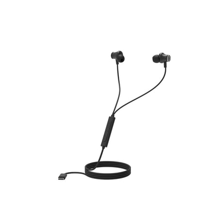 X2O Kablede Høretelefoner USB-C Silicone In-Ear ANC 1.2m Sort