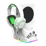 Ipega Xbox Series S Dockingstation med blæser og headsetholder