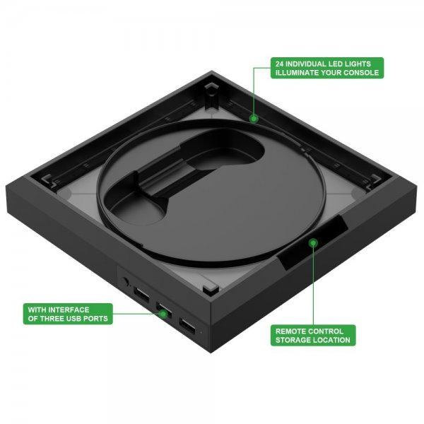 Xbox Series S/X Stativ med LED DSX-810 RGB