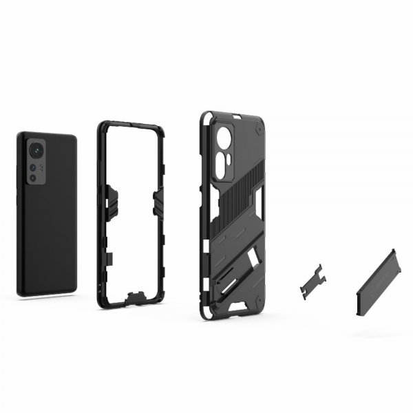 Xiaomi 12/12X Cover med Stativ Cyan
