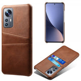Xiaomi 12 Pro Etui med to Kortlommer Brun