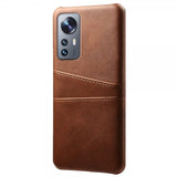 Xiaomi 12 Pro Etui med to Kortlommer Brun