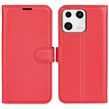 Xiaomi 13 Cover Litchi Rød