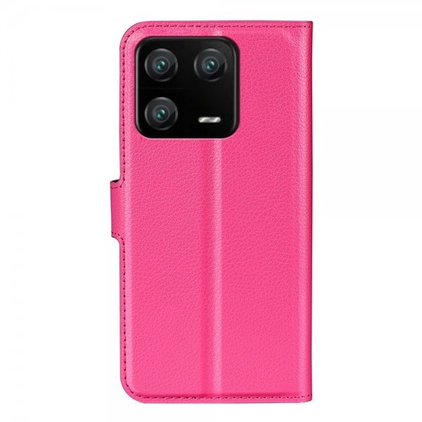 Xiaomi 13 Pro Etui Litchi Magenta