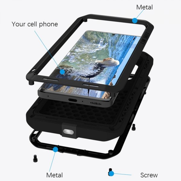 Love Mei Xiaomi 13 Pro Cover Kraftfuldt Etui Sølv