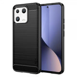 Mofi Xiaomi 13 Cover Børstet Kulfibertekstur Sort