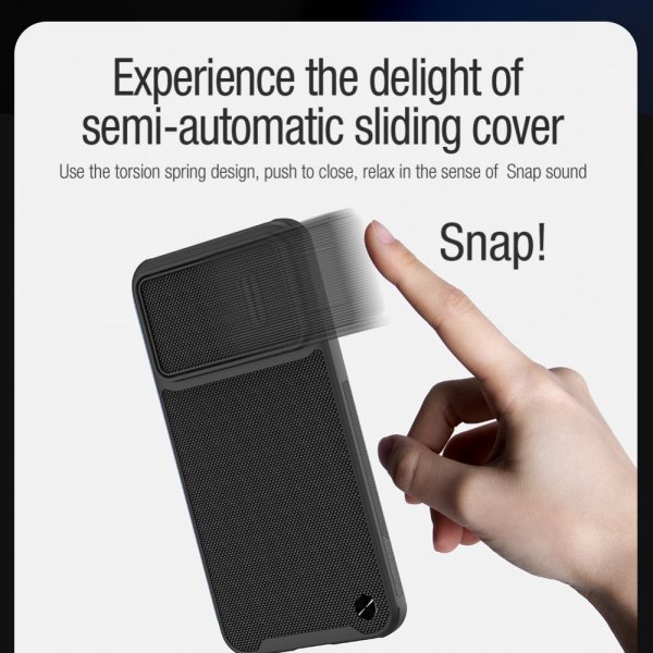 Nillkin Xiaomi 13 Cover med Tekstur Sort