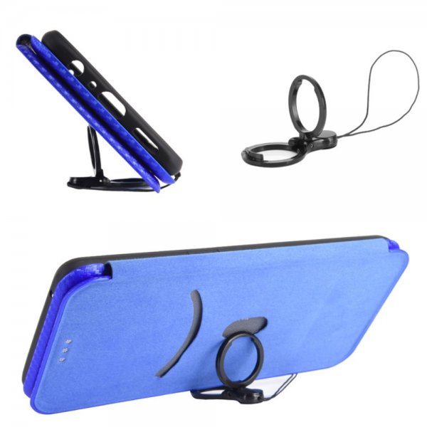 Xiaomi 14 Cover Kulfibertekstur Blå