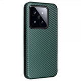 Xiaomi 14 Cover Kulfibertekstur Grøn