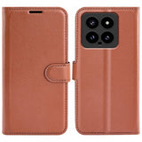 Xiaomi 14 Cover Litchi Brun