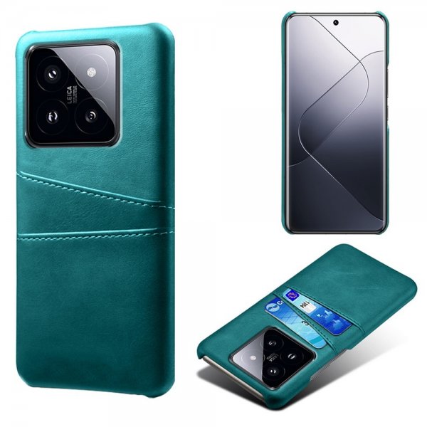 Xiaomi 14 Cover med to Kortlommer Grøn