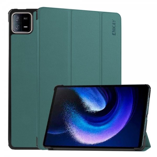 Enkay Xiaomi Pad 6 Etui Trifold Grøn