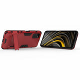Xiaomi Poco M3 Cover Armor Stativfunktion Rød