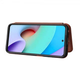 Xiaomi Redmi 10 Cover Kulfibertekstur Brun