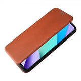 Xiaomi Redmi 10 Cover Kulfibertekstur Brun