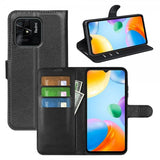 Xiaomi Redmi 10C Etui Litchi Sort