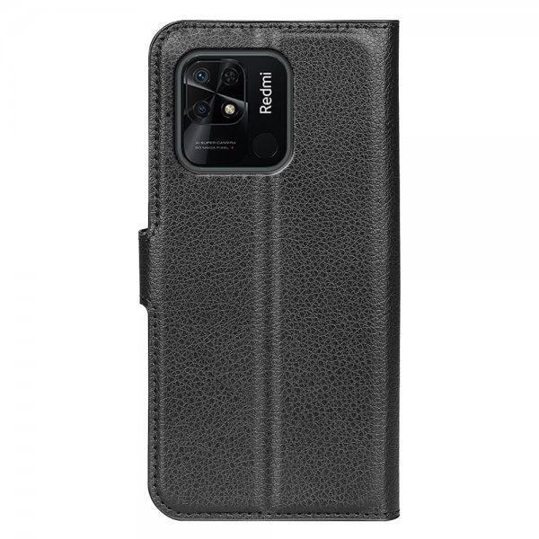 Xiaomi Redmi 10C Etui Litchi Sort