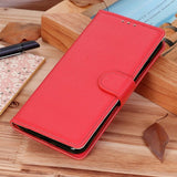 Xiaomi Redmi 12 Etui Litchi Rød