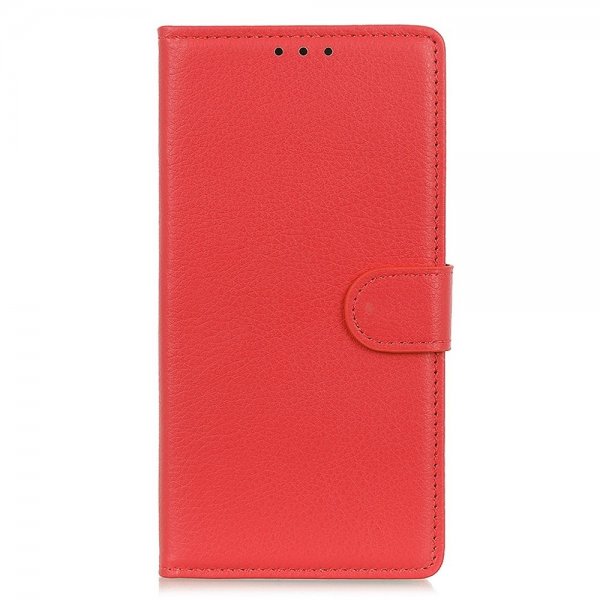 Xiaomi Redmi 12 Etui Litchi Rød