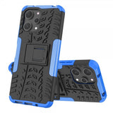 Xiaomi Redmi 12 Cover Dækmønster Stativfunktion Blå