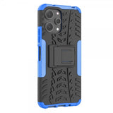 Xiaomi Redmi 12 Cover Dækmønster Stativfunktion Blå